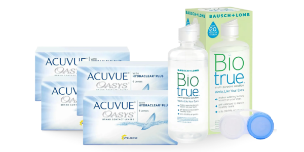 Acuvue Oasys - Combo x 4 cajas